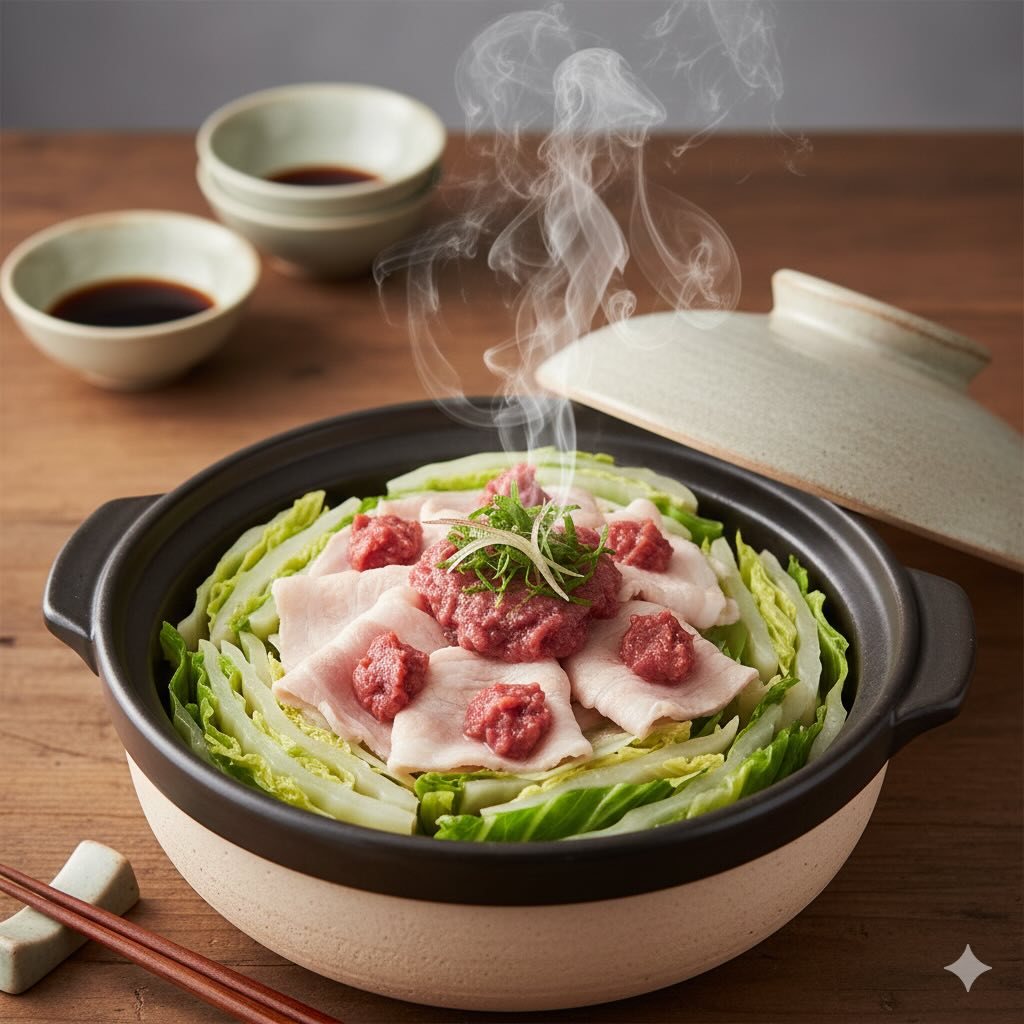 豚バラ白菜の完成写真