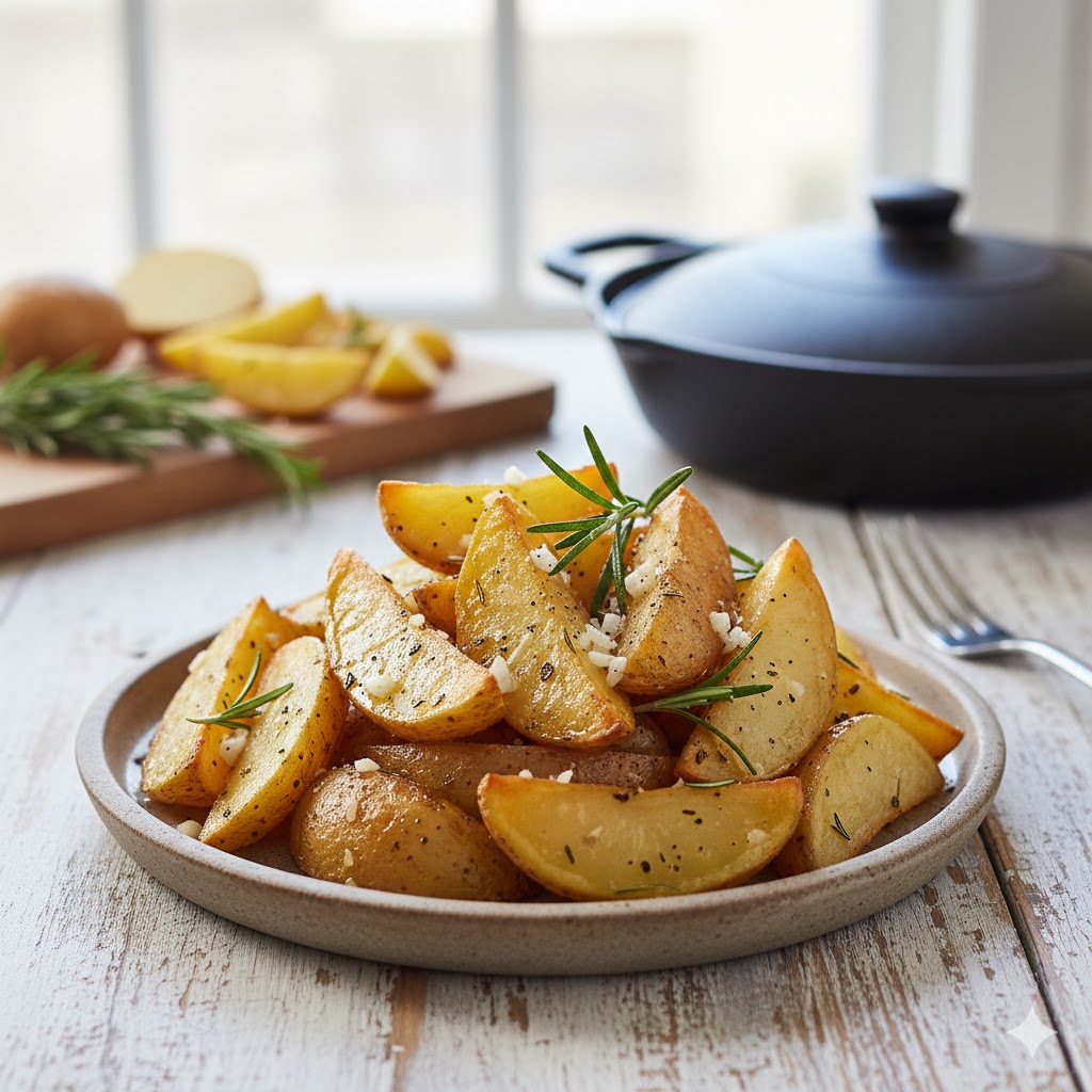 ガーリックポテトの完成写真